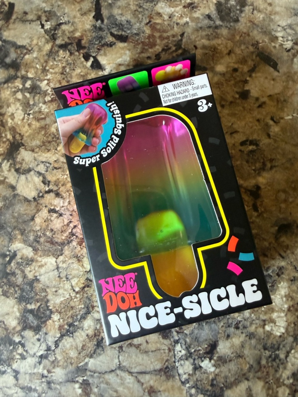NeeDoh Nice-Sicle Multi-Color Squishy Sensory Toy